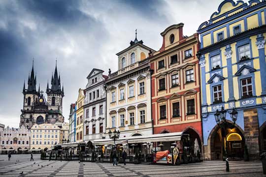 The Old Town Square in Prague