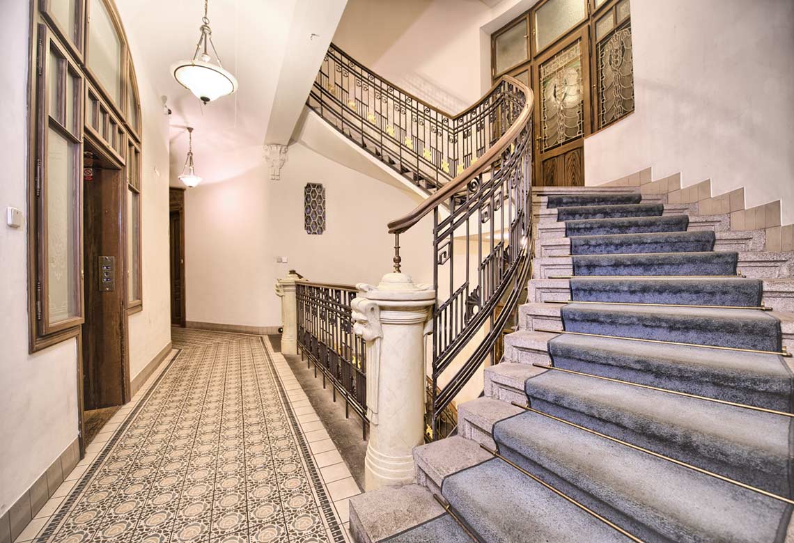 The Residence Brehova staircase