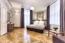 Master Bedroom in a three bedroom apartment in Residence Brehova