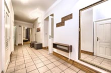 Hall in a three bedroom apartment in Residence Brehova