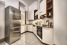 Kitchen in a two bedroom apartment in Residence Brehova